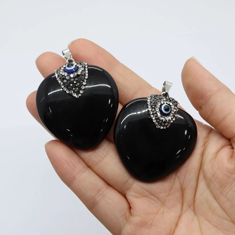 Natural Stone Black Onyx Single Hole Pendant Natural Semi-precious Stone Fine Jewelry Classic Accessories DIY Necklace Earrings
Natural Stone Black Onyx Single Hole Pendant Natural Semi-precious Stone Fine Jewelry Classic Accessories DIY Necklace Earrings