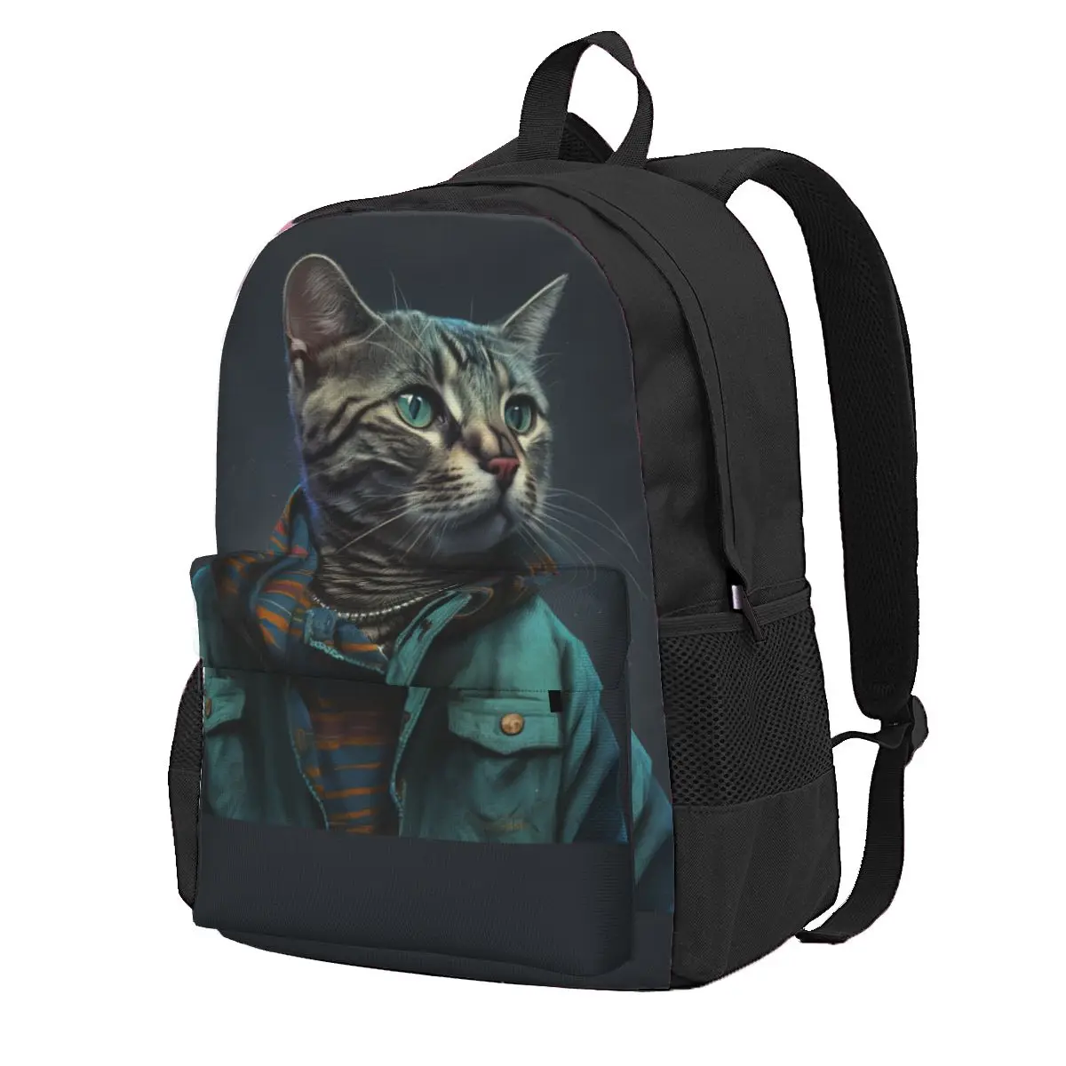 Cat Backpack Animal Portrait Dapper Clothing Student Unisex Polyester Daily Backpacks Large Cool High School Bags Rucksack
Cat Backpack Animal Portrait Dapper Clothing Student Unisex Polyester Daily Backpacks Large Cool High School Bags Rucksack