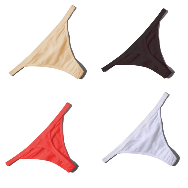 Women Sexy Low Waist Panties Thongs Simple Solid Color T-Back G-String Underwear High Cut Seamless Briefs Lingerie
Women Sexy Low Waist Panties Thongs Simple Solid Color T-Back G-String Underwear High Cut Seamless Briefs Lingerie