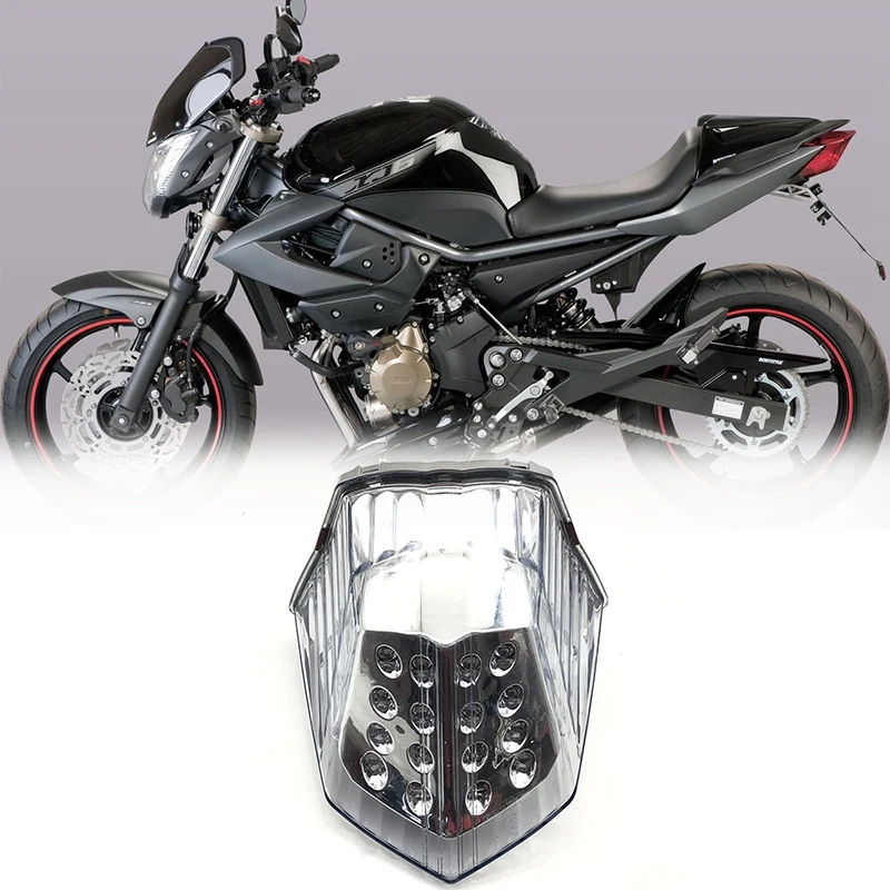 Motorcycle LED Tail Lights Brake Rear Turn Signals Integrated Light for YAMAHA XJ6 FZ6 Diversion 600 2009 - 2014
Motorcycle LED Tail Lights Brake Rear Turn Signals Integrated Light for YAMAHA XJ6 FZ6 Diversion 600 2009 - 2014