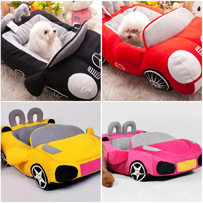 

Cool Pet Dog Bed Fashion Car Shape Cat Nest Soft Puppy House Warm Cushion For Teddy Chihuahua Kennels Kitten Padded Sofa