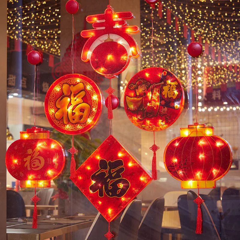 Chinese New Year 2023 Decoration Red Lantern Spring Festival LED Hanging Light with Suction Cup Window Door Pendant Home Decor
Chinese New Year 2023 Decoration Red Lantern Spring Festival LED Hanging Light with Suction Cup Window Door Pendant Home Decor