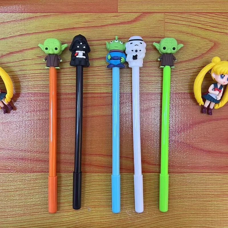 Cartoon Disney Star Wars Neutral pen Black Creative 0.5mm Signature pen Student prizes Stationery Pens Children's Gift
Cartoon Disney Star Wars Neutral pen Black Creative 0.5mm Signature pen Student prizes Stationery Pens Children's Gift