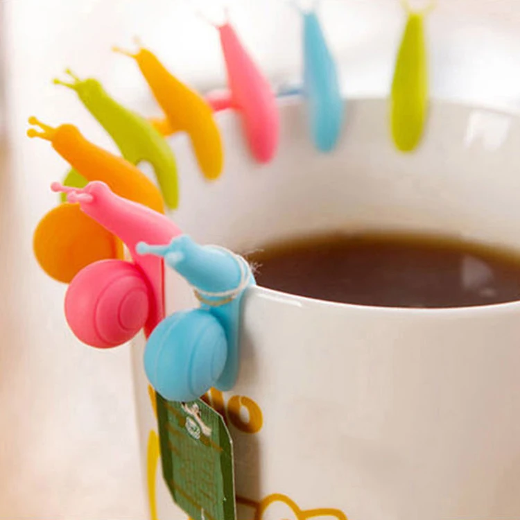 5Pcs Snail Shape Silicone Tea Bag Clips Holder Tableware Tea Pot Decoration Drinking Label Glasses Marker Drinkware Kitchen Tool
5Pcs Snail Shape Silicone Tea Bag Clips Holder Tableware Tea Pot Decoration Drinking Label Glasses Marker Drinkware Kitchen Tool