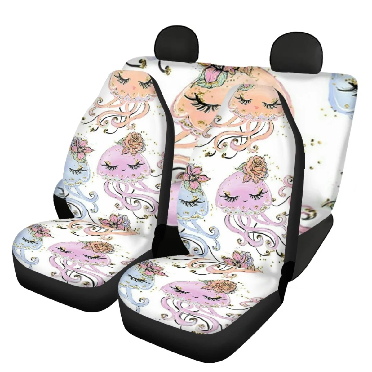 Front&Back Car Interior Seat Covers Cute Jellyfish Cartoon Pattern Easy Install Seat Cover for Track чехлы на сиденья машины
Front&Back Car Interior Seat Covers Cute Jellyfish Cartoon Pattern Easy Install Seat Cover for Track чехлы на сиденья машины