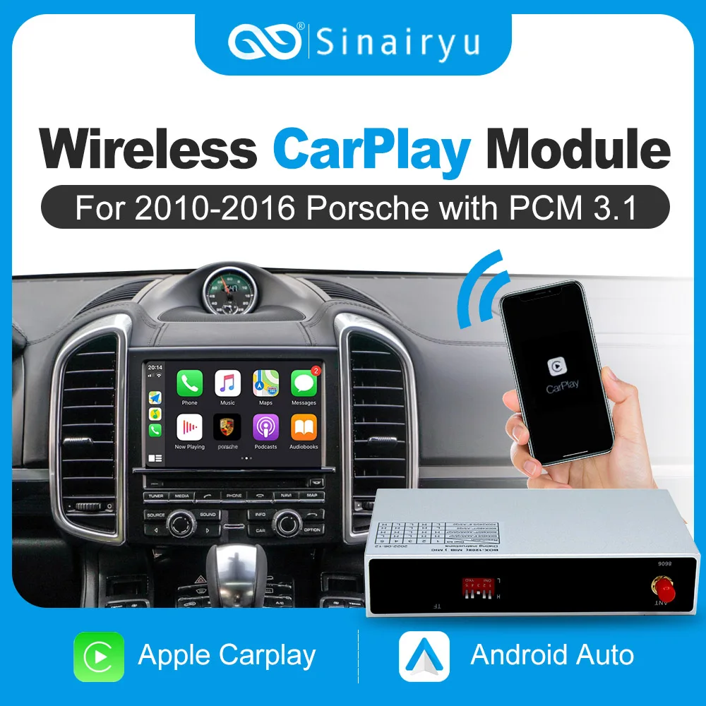 Sinairyu беспроводной Apple Carplay для Porsche Panamera Boxster 718 911 PCM3.1 2010-2016 Android Auto iOS13 зеркальный автомобиль
Sinairyu беспроводной Apple Carplay для Porsche Panamera Boxster 718 911 PCM3.1 2010-2016 Android Auto iOS13 зеркальный автомобиль
