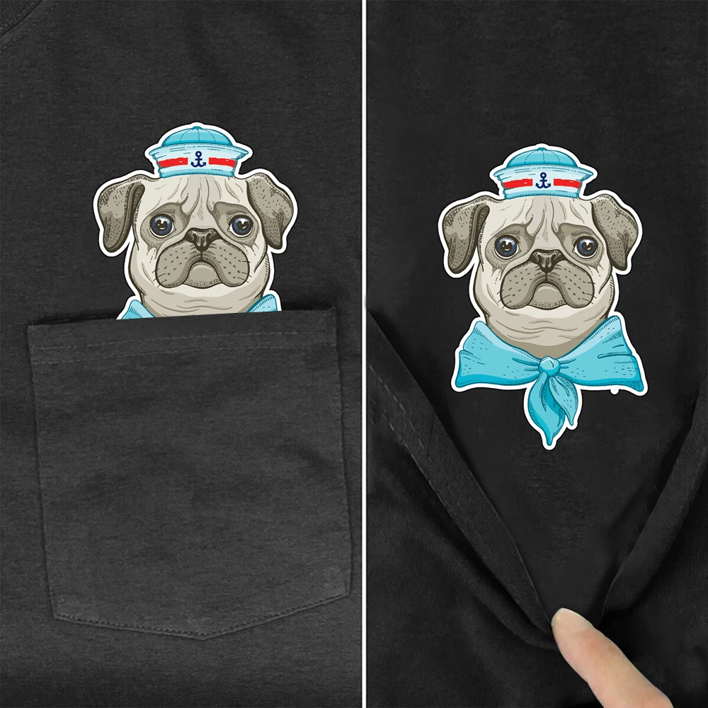 CLOOCL Black Cotton T-shirts Fashion Brand Sailor Pug Dog Printed Pocket Tops Hip Hop Tees Summer Short Sleeve Woman Tshirts
CLOOCL Black Cotton T-shirts Fashion Brand Sailor Pug Dog Printed Pocket Tops Hip Hop Tees Summer Short Sleeve Woman Tshirts