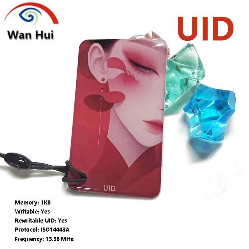 RFID перезаписываемый брелок UID 13,56 МГц
RFID перезаписываемый брелок UID 13,56 МГц