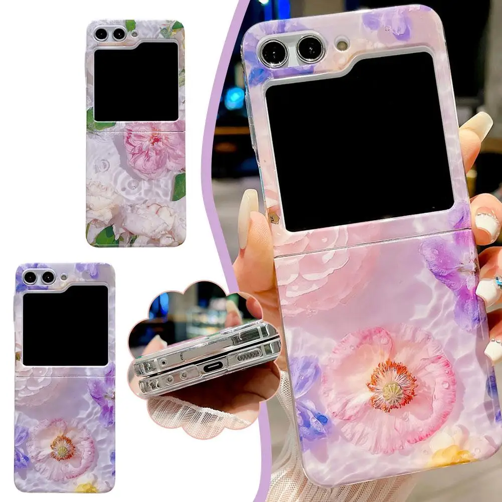 For Samsung Galaxy Z Flip 5 4 3 ZFlip5 Case Small Floral Hinge Bracelet Cover Folding Hard Shockproof Transparent Q4U9
For Samsung Galaxy Z Flip 5 4 3 ZFlip5 Case Small Floral Hinge Bracelet Cover Folding Hard Shockproof Transparent Q4U9