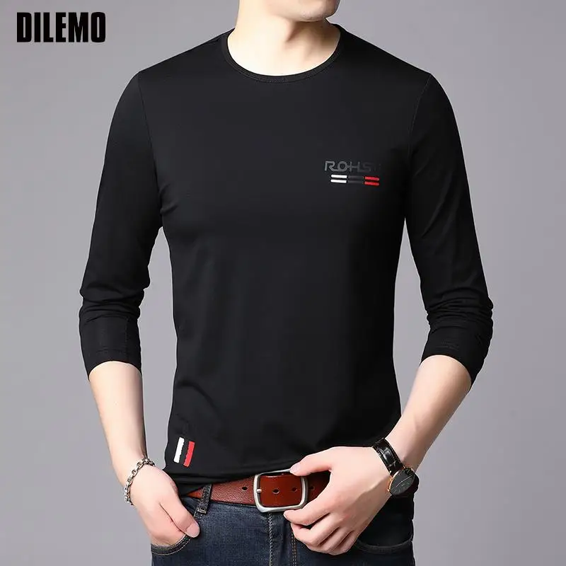 Top Quality 95% Cotton New Fashion Brand T-Shirt Mens Tshirt 2022 Plain Korean Trendy Long Sleeve Tops Casual Men Clothing
Top Quality 95% Cotton New Fashion Brand T-Shirt Mens Tshirt 2022 Plain Korean Trendy Long Sleeve Tops Casual Men Clothing
