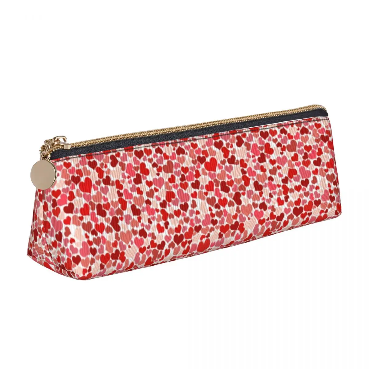 Red Heart Print Leather Pencil Case Valentines Day Cool Zipper Pencil Box College For Child Triangle Pen Organizer
Red Heart Print Leather Pencil Case Valentines Day Cool Zipper Pencil Box College For Child Triangle Pen Organizer