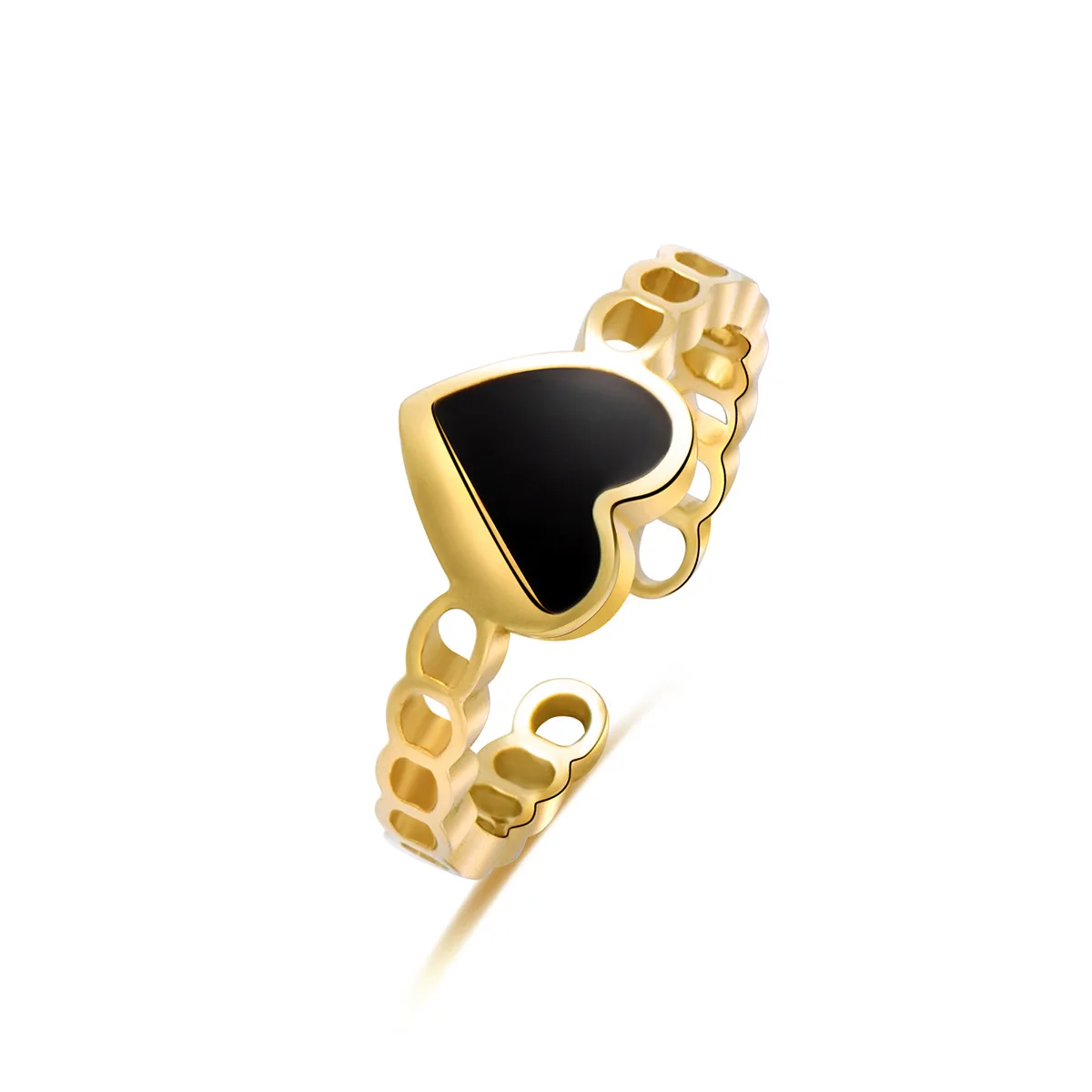 GD Trendy Female Geometric Stainless Steel Open Ring 18K Gold Silver Color Heart Hollow Opening Rings for Women Jewelry 2022
GD Trendy Female Geometric Stainless Steel Open Ring 18K Gold Silver Color Heart Hollow Opening Rings for Women Jewelry 2022