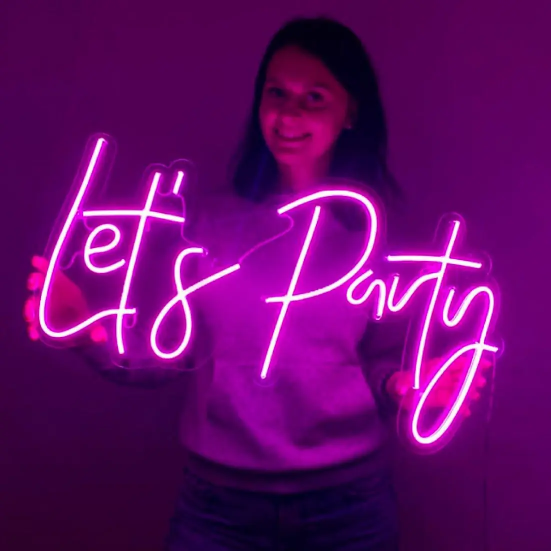 Customized 3d Acrylic Letters Custom Neon Sign Lets Party Flexible signage For Business
Customized 3d Acrylic Letters Custom Neon Sign Lets Party Flexible signage For Business