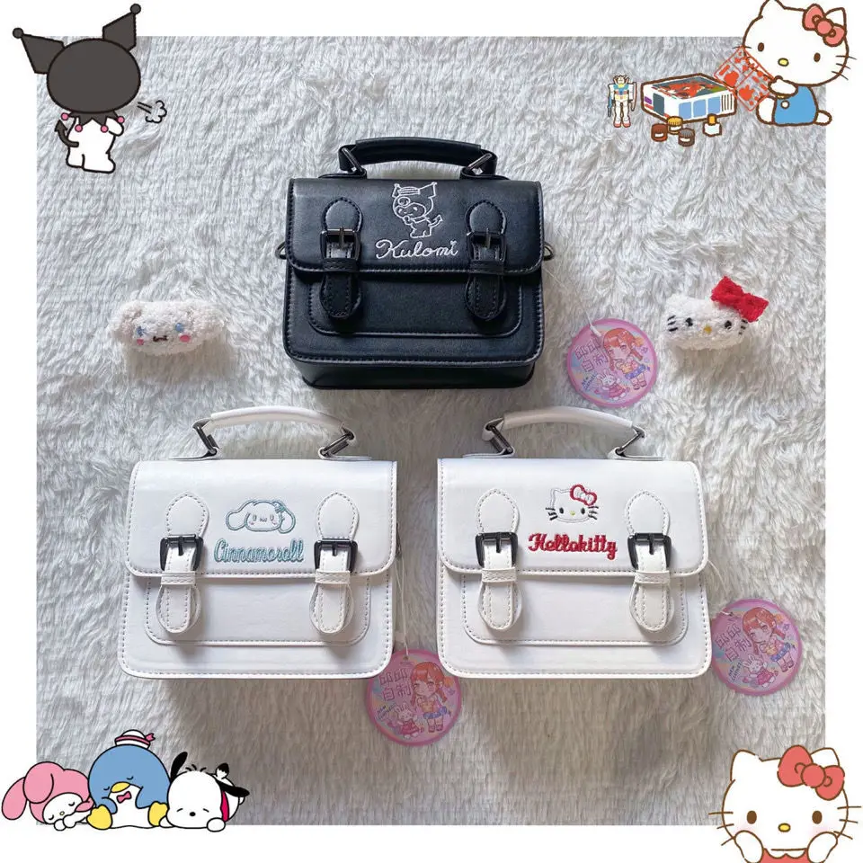 Sanrio Kawaii Pu Crossbody Bag Cinnamoroll Kuromi My Melody Soft Girly Japanese and Korean Shoulder Bag Anime Bag Gift
Sanrio Kawaii Pu Crossbody Bag Cinnamoroll Kuromi My Melody Soft Girly Japanese and Korean Shoulder Bag Anime Bag Gift