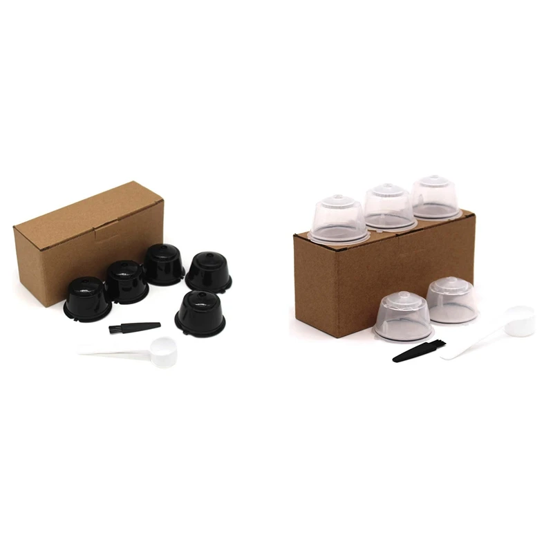 10PCS Reusable Nestle For Dolce Gusto Coffee Capsule Filter Cup Refillable Filter Basket Caps Reusable Spoon Brush-2 & 1
10PCS Reusable Nestle For Dolce Gusto Coffee Capsule Filter Cup Refillable Filter Basket Caps Reusable Spoon Brush-2 & 1
