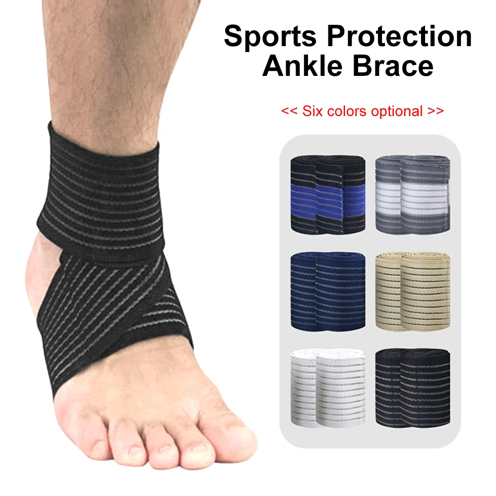 1PCS Professional Sports Strain Wraps Bandages Elastic Ankle Support Pad Protection Ankle Bandage Guard Gym Protection Tools
1PCS Professional Sports Strain Wraps Bandages Elastic Ankle Support Pad Protection Ankle Bandage Guard Gym Protection Tools