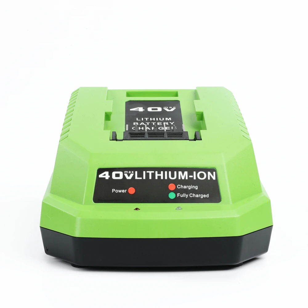New 40V 2A Lithium-Ion Battery Charger for Greenworks G-MAX 40V Cordless Power Tools for Greenworks 29482 
New 40V 2A Lithium-Ion Battery Charger for Greenworks G-MAX 40V Cordless Power Tools for Greenworks 29482
