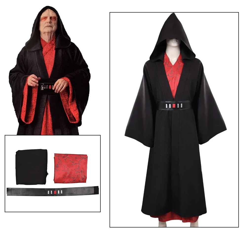 Звезда косплей 9 The Rise Of Skywalker Sheev Палпатин костюмы для косплея мужская одежда черная накидка Хэллоуин карнавальные костюмы
Звезда косплей 9 The Rise Of Skywalker Sheev Палпатин костюмы для косплея мужская одежда черная накидка Хэллоуин карнавальные костюмы