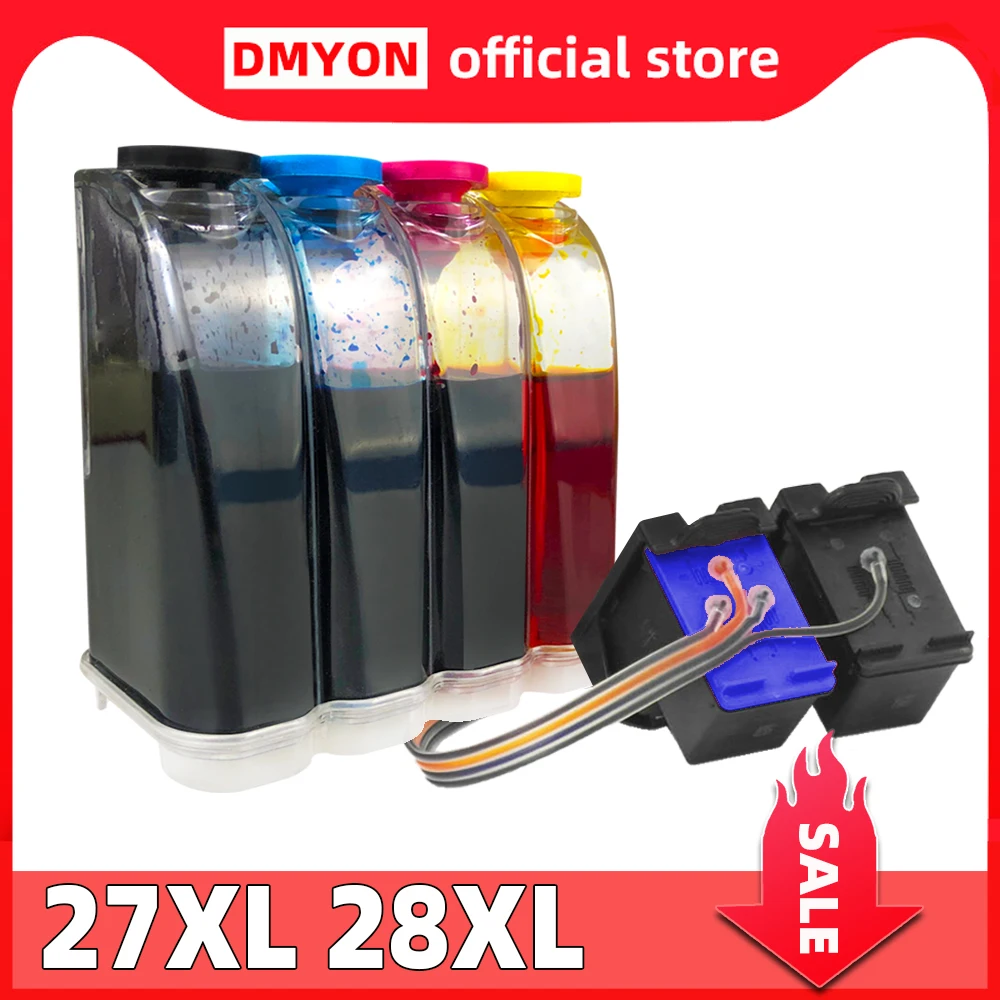 DMYON CISS 27 28 Compatible for Hp Ink Cartridge PSC 1209 1310 1311 1312 1315 1315v 1315xi 1317 1318 2100 2170 220 Printers
DMYON CISS 27 28 Compatible for Hp Ink Cartridge PSC 1209 1310 1311 1312 1315 1315v 1315xi 1317 1318 2100 2170 220 Printers