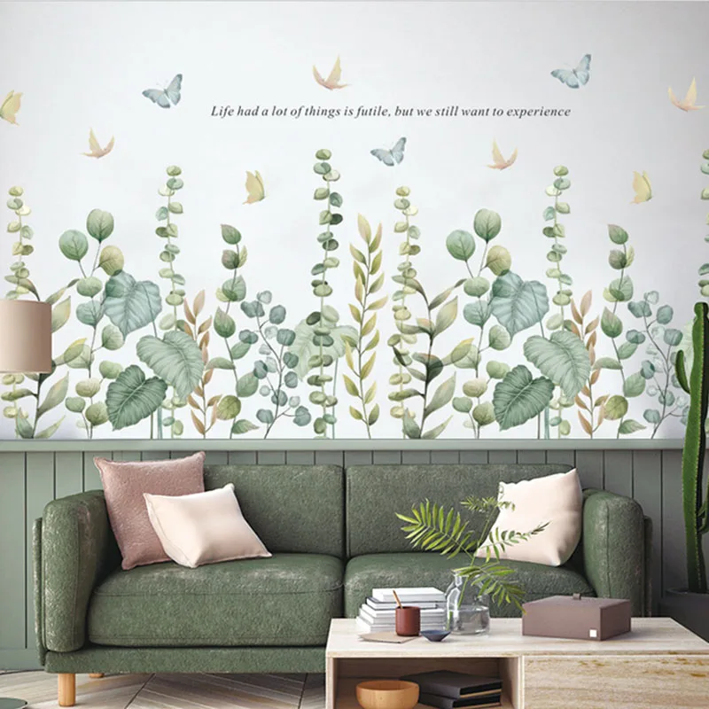 PVC Wall Stickers Nordic Plants for Bedroom Living Room Kitchen Wall Decor Removable Vinyl Wall Decals Home Decor Wallpapers
PVC Wall Stickers Nordic Plants for Bedroom Living Room Kitchen Wall Decor Removable Vinyl Wall Decals Home Decor Wallpapers