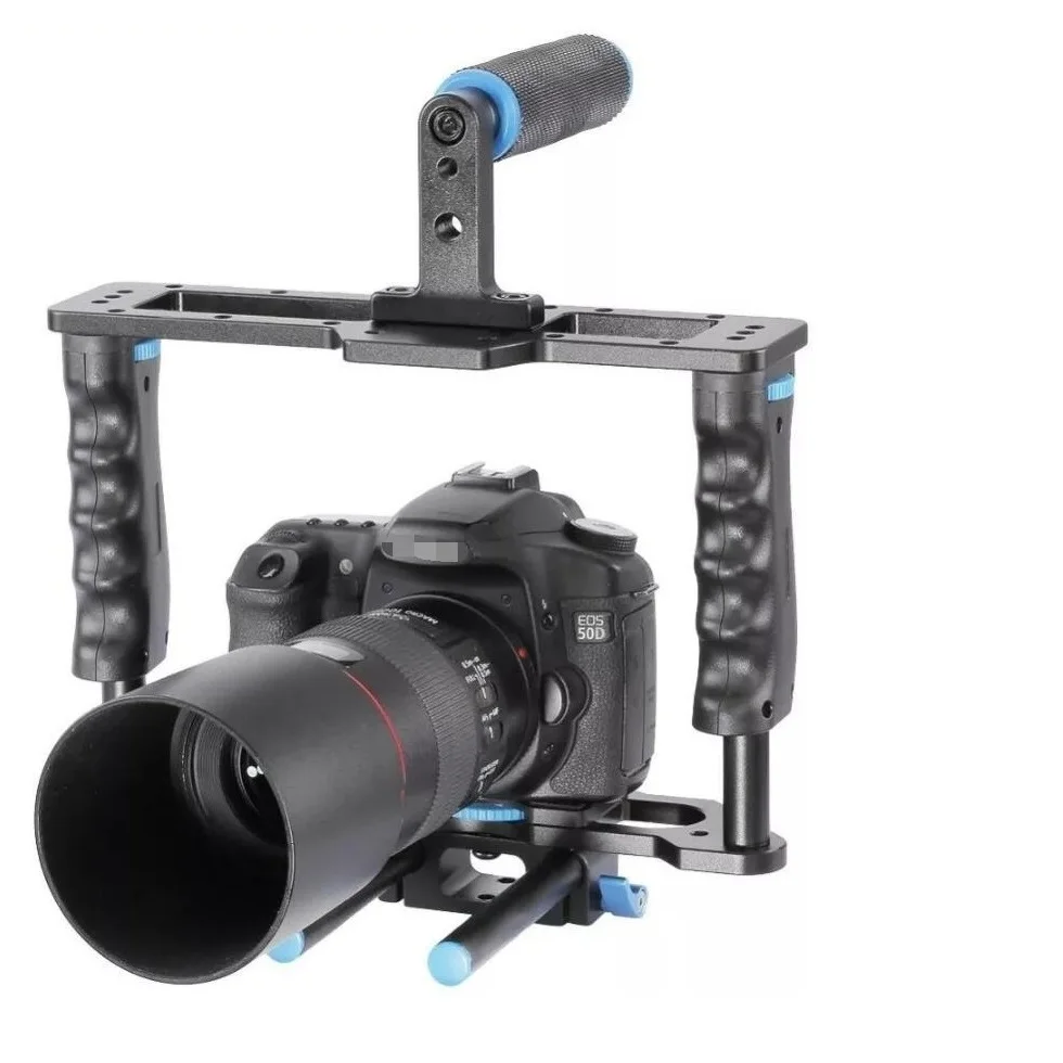 New Photo Studio Accessory Camera Stabilizer Tiktok stabilization system DSLR Rig Movie Kit Support Cage Matte Box Focus D221
New Photo Studio Accessory Camera Stabilizer Tiktok stabilization system DSLR Rig Movie Kit Support Cage Matte Box Focus D221