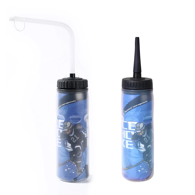 600ML Ice Hockey Water Bottle Portable Football Lacrosse Bottle Classic Extended Tip Design Sports Bottle
600ML Ice Hockey Water Bottle Portable Football Lacrosse Bottle Classic Extended Tip Design Sports Bottle