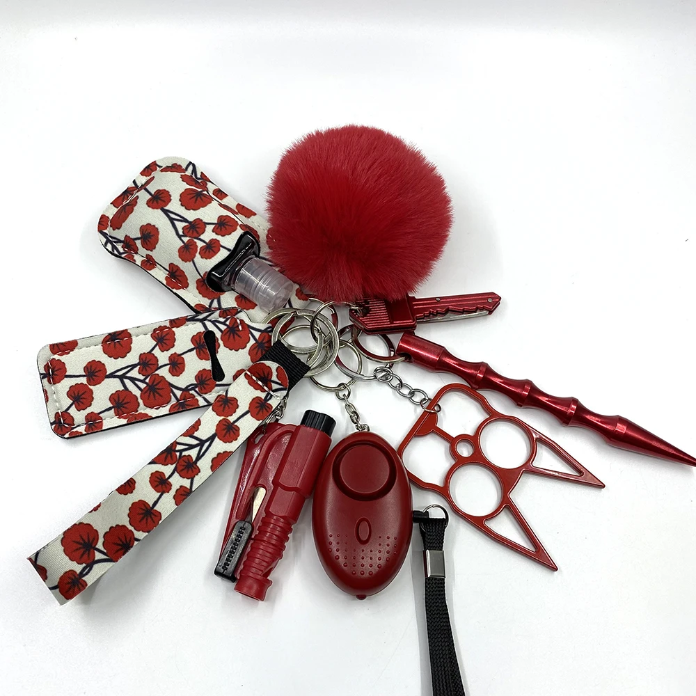 Custom Logo Personal Safety Survival Women Alarm Window Breaker Set Girl Self Defense Keychain
Custom Logo Personal Safety Survival Women Alarm Window Breaker Set Girl Self Defense Keychain