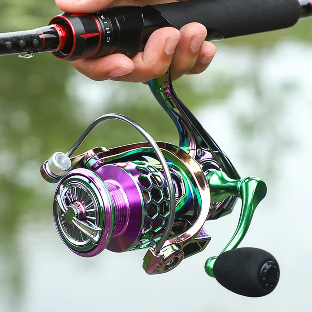 1Pcs Spinning Fishing Reel 5.2:1 Gear Ratio Bass Pike Metal Handle Saltwater Reels for Fishing Enthusiast Tool
1Pcs Spinning Fishing Reel 5.2:1 Gear Ratio Bass Pike Metal Handle Saltwater Reels for Fishing Enthusiast Tool