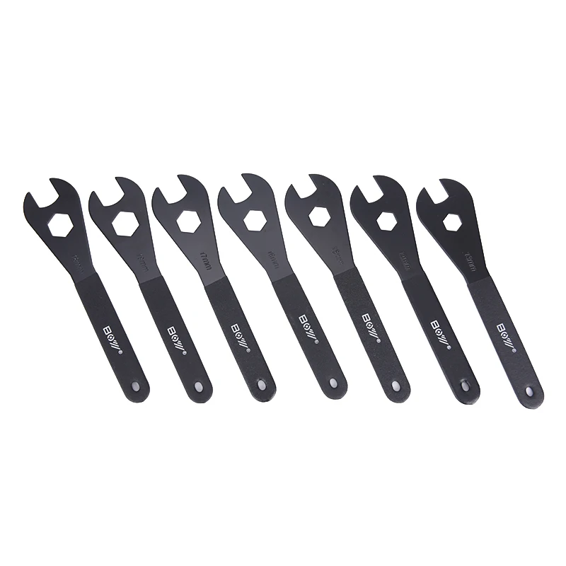 Hot Carbon Steel Bicycle Spanner Wrench Spindle Axle Bicycle Bike Repair Tool Fit for 13mm 14mm 15mm 16mm 17mm 18mm 19mm Cone
Hot Carbon Steel Bicycle Spanner Wrench Spindle Axle Bicycle Bike Repair Tool Fit for 13mm 14mm 15mm 16mm 17mm 18mm 19mm Cone