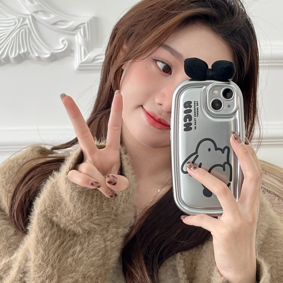 Luxury Cartoon Case For IPhone 14 13 12 11ProMax Phone Case With Gold And Silver Rounded Edges Fashion Letters Back Cover
Luxury Cartoon Case For IPhone 14 13 12 11ProMax Phone Case With Gold And Silver Rounded Edges Fashion Letters Back Cover