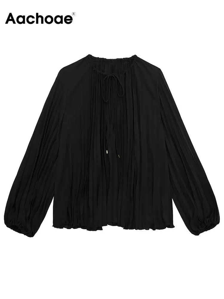 Aachoae Women Fashion Solid Color Blouses Shirts Casual Biw Tied Collar Lantern Long Sleeve Blouses Tops Ladies Loose Blouse
Aachoae Women Fashion Solid Color Blouses Shirts Casual Biw Tied Collar Lantern Long Sleeve Blouses Tops Ladies Loose Blouse
