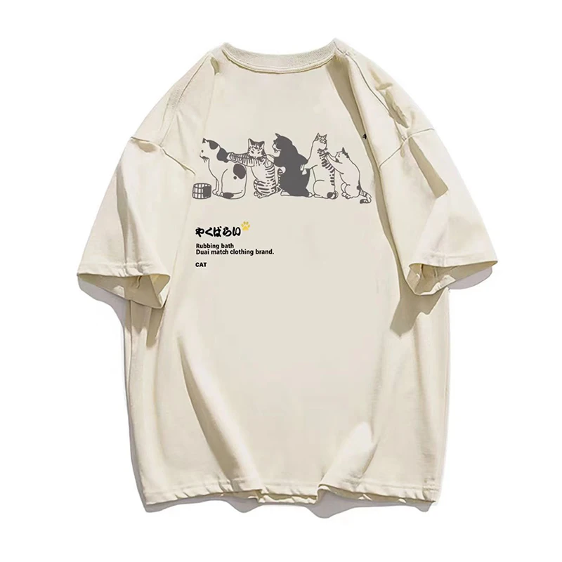 Summer cats Print Men T-Shirts Japanese Style Anime High Quality 100% Cotton Women T Shirt Harajuku Oversized Tee Free Shipping
Summer cats Print Men T-Shirts Japanese Style Anime High Quality 100% Cotton Women T Shirt Harajuku Oversized Tee Free Shipping