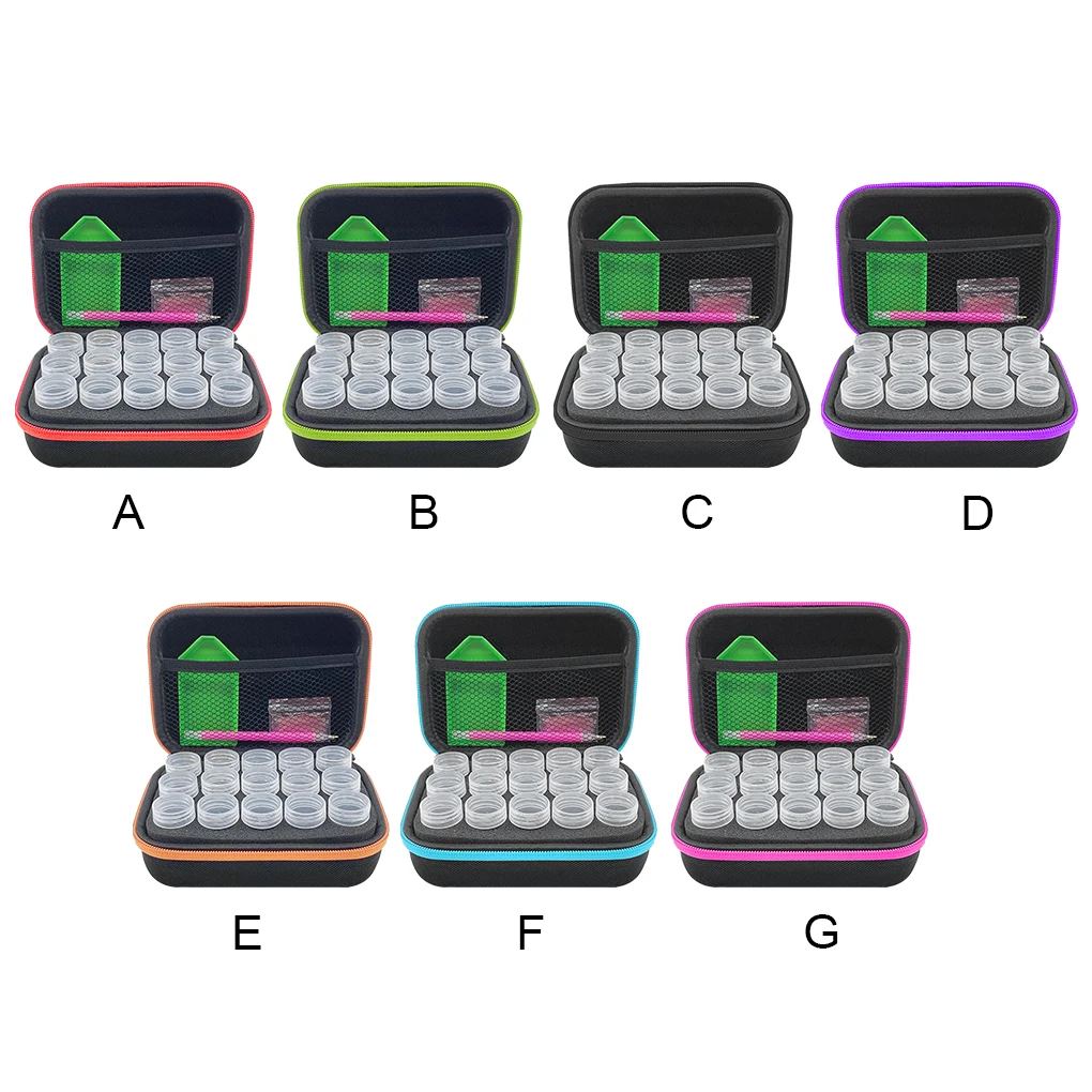 Portable EVA Storage Bag Essential Oil Bottle Storage Box Diamond Painting Accessories Bag 15 Grids Travel Container with Zipper
Portable EVA Storage Bag Essential Oil Bottle Storage Box Diamond Painting Accessories Bag 15 Grids Travel Container with Zipper