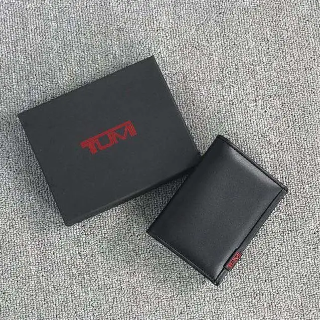 Tumi Card Wallet Leather Wallets Premium Product Real Cowhide Wallets for Man Short Black Men's Credit Card Portefeuille Homme
Tumi Card Wallet Leather Wallets Premium Product Real Cowhide Wallets for Man Short Black Men's Credit Card Portefeuille Homme
