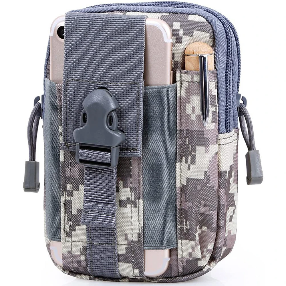 Tactical Molle Pouch Bag EDC Utility Gadget Waist Bag Pack Cell Phone Holster Smartphone Holder Camping Hiking Outdoor Gear
Tactical Molle Pouch Bag EDC Utility Gadget Waist Bag Pack Cell Phone Holster Smartphone Holder Camping Hiking Outdoor Gear