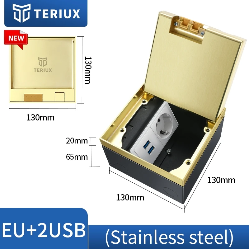 TERIUX Встроенная двойная розетка 
TERIUX Встроенная двойная розетка