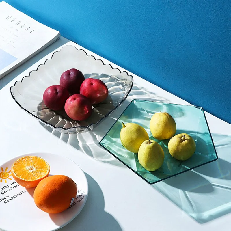 Transparent PET Fruit Plates Snack Practical Home Spit Plastic For Table Dried Creative Modern Basket European Style 2023 Dishes
Transparent PET Fruit Plates Snack Practical Home Spit Plastic For Table Dried Creative Modern Basket European Style 2023 Dishes