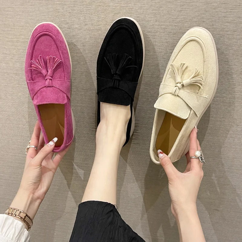 Sport Women Flats Shoes 2023 New Trend Spring Autumn Platform Suede Loafers Shoes Casual Ladies Walking Non Slip Chaussure Femme
Sport Women Flats Shoes 2023 New Trend Spring Autumn Platform Suede Loafers Shoes Casual Ladies Walking Non Slip Chaussure Femme