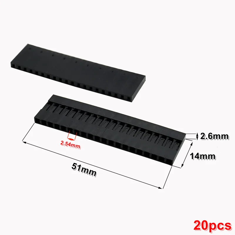 20-100ШТ Шаг 2,54 мм однорядный пластиковый корпус Dupont 1P/2P/3P/4P/5P/6P/7P/8P/9P/10P/20P Корпус разъёма Dupont
20-100ШТ Шаг 2,54 мм однорядный пластиковый корпус Dupont 1P/2P/3P/4P/5P/6P/7P/8P/9P/10P/20P Корпус разъёма Dupont