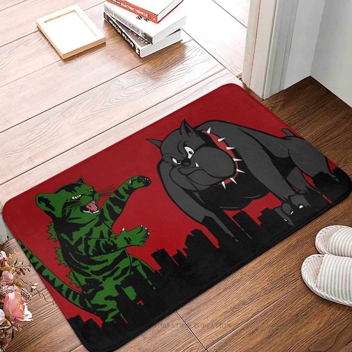 Catzilla Monsters Kitten Bath Mat Catzilla VS Kongdog Doormat Kitchen Carpet Balcony Rug Home Decor
Catzilla Monsters Kitten Bath Mat Catzilla VS Kongdog Doormat Kitchen Carpet Balcony Rug Home Decor