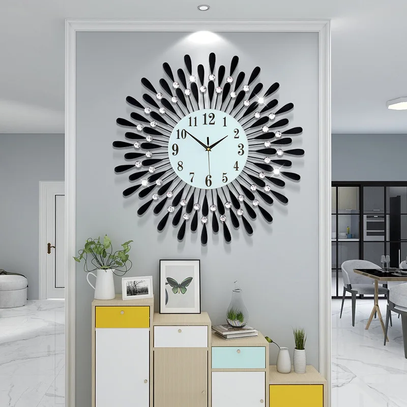 Crystal Modern Style Silent Wall Clock 2022 New Product Office Home Wall Decorations Living Room Wall Ornament 38X38cm
Crystal Modern Style Silent Wall Clock 2022 New Product Office Home Wall Decorations Living Room Wall Ornament 38X38cm