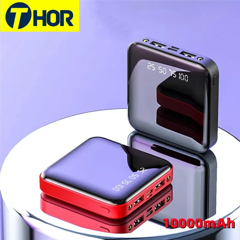 NEW Power Bank 10000mAh Portable Charging Poverbank Mobile Phone LED Mirror Back Power Bank External Battery Pack Powerbank
NEW Power Bank 10000mAh Portable Charging Poverbank Mobile Phone LED Mirror Back Power Bank External Battery Pack Powerbank
