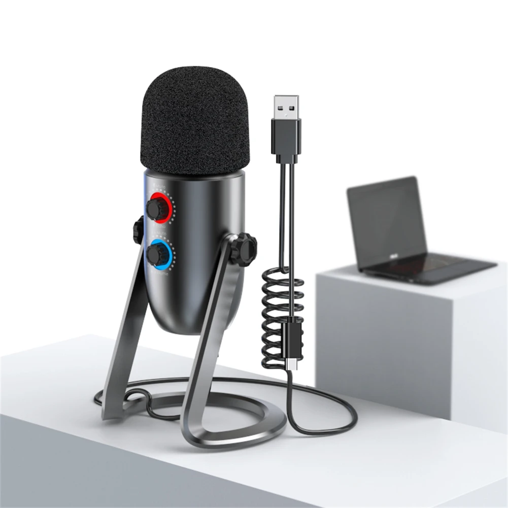 USB Type-C Condenser Professionsal Desktop Microphone For PC Smart Phone Video Portable Folding Mic For Instruments Podcasting
USB Type-C Condenser Professionsal Desktop Microphone For PC Smart Phone Video Portable Folding Mic For Instruments Podcasting
