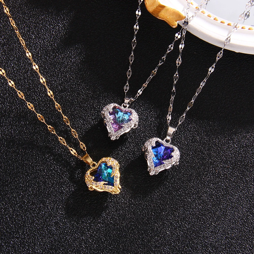 Angel Wing Love Heart Necklaces for Women, Silver/Gold Tone Pendant Jewelry Gifts for Her on Christmas, Valentine
Angel Wing Love Heart Necklaces for Women, Silver/Gold Tone Pendant Jewelry Gifts for Her on Christmas, Valentine