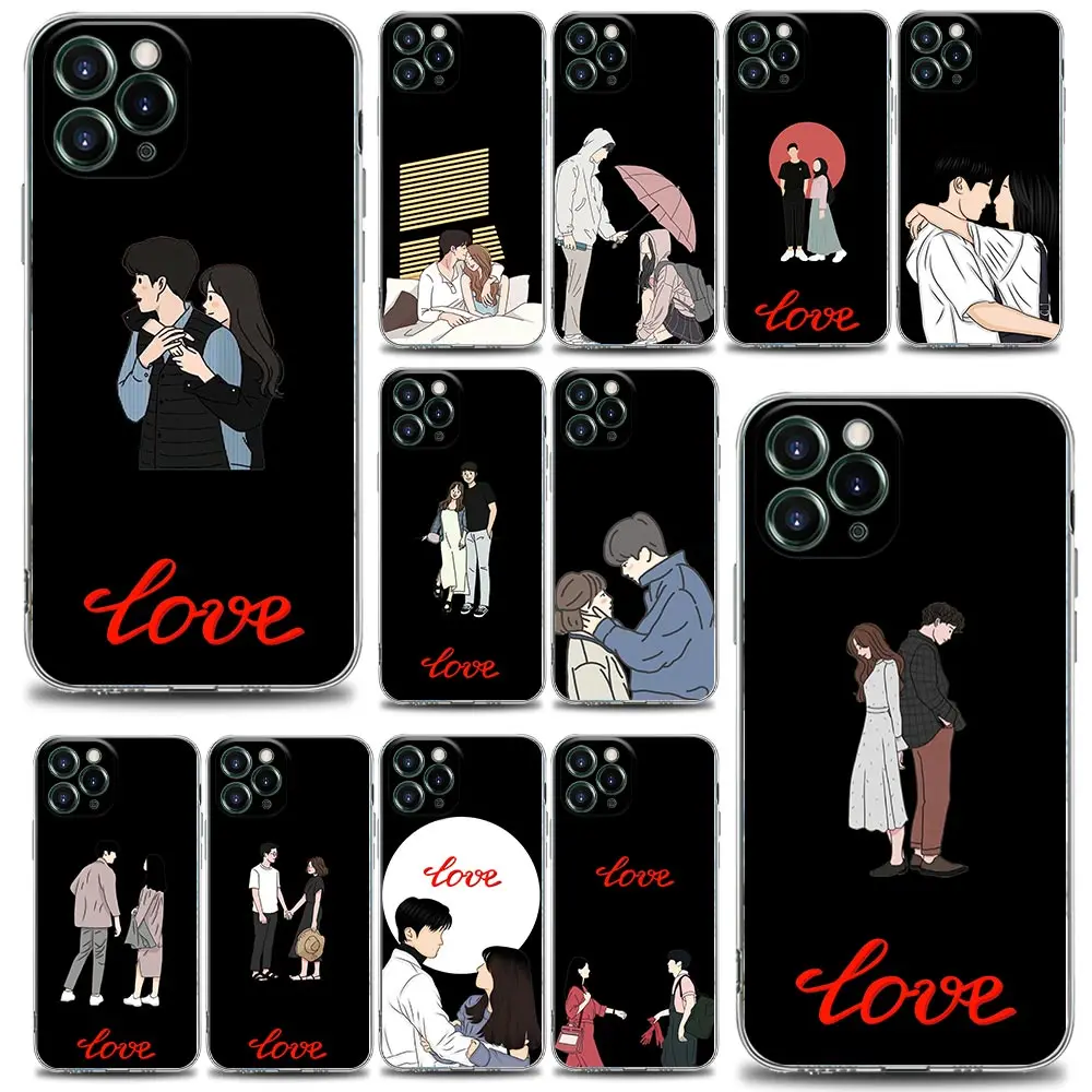 Clear Phone Case for iPhone 13 12 11 SE 2022 X XR XS 8 7 6 6S Pro Max Plus Mini Soft Silicone Case Cartoon Girl Boy Love
Clear Phone Case for iPhone 13 12 11 SE 2022 X XR XS 8 7 6 6S Pro Max Plus Mini Soft Silicone Case Cartoon Girl Boy Love