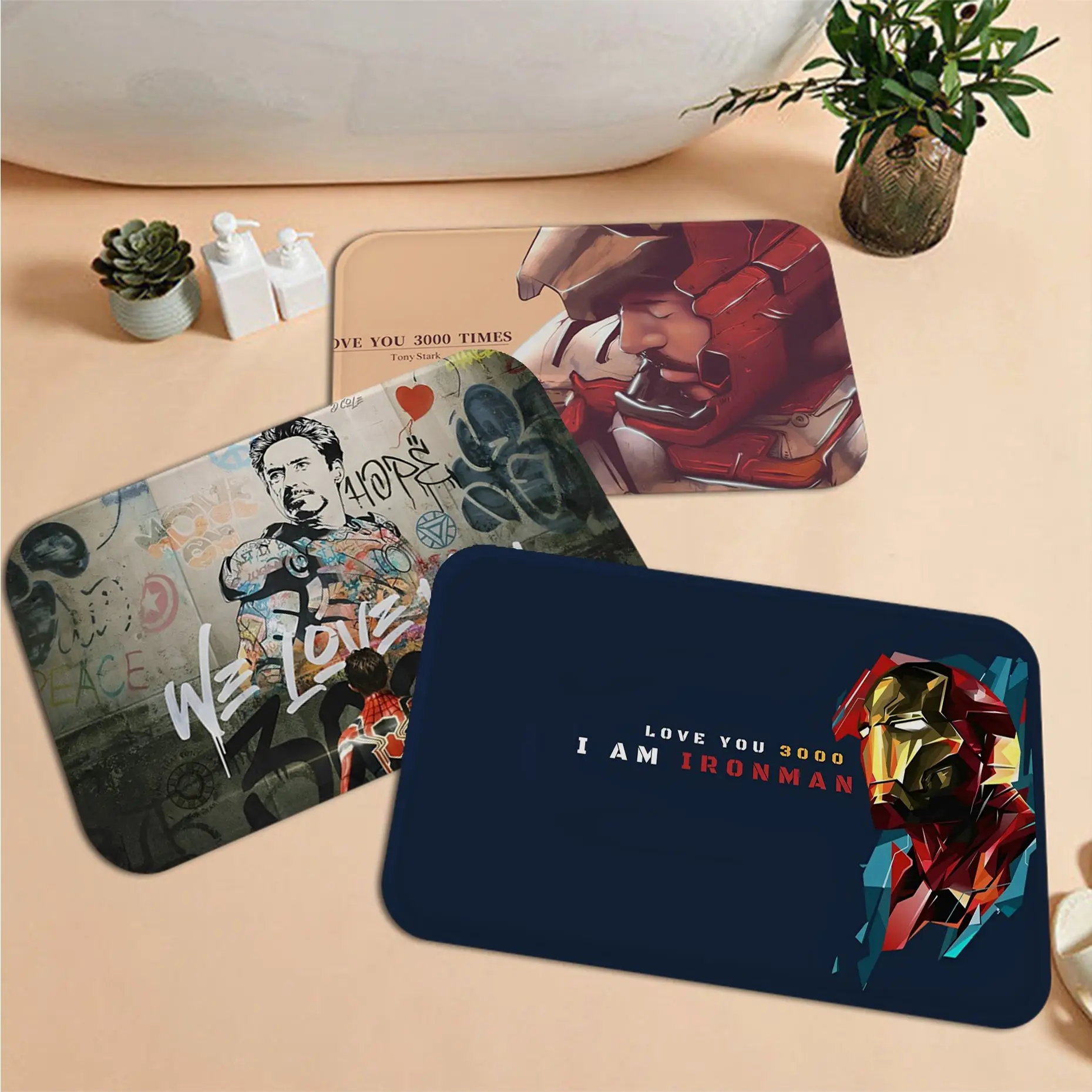 Marvel Iron Man I Love You 3000 Entrance Door Mat Cheaper Anti-slip Modern Living Room Balcony Printed Bedside Mats
Marvel Iron Man I Love You 3000 Entrance Door Mat Cheaper Anti-slip Modern Living Room Balcony Printed Bedside Mats
