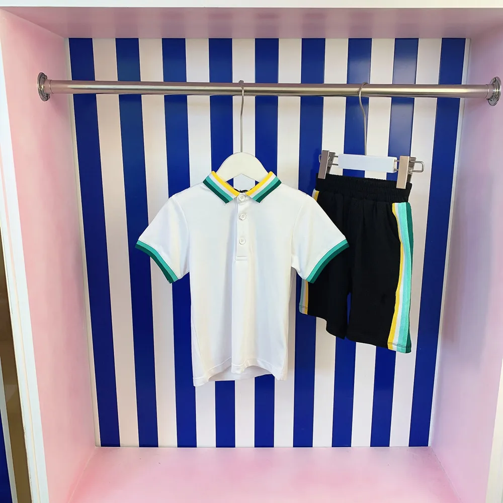 Boys Summer Clothing 2022 New Designer Kids Clothes Children Fashion Stripe Short Sleeve Tops Shorts 2 Piece Set Teen Boys Suit
Boys Summer Clothing 2022 New Designer Kids Clothes Children Fashion Stripe Short Sleeve Tops Shorts 2 Piece Set Teen Boys Suit