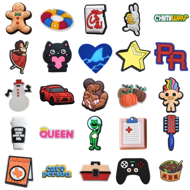 Packs Para Pins Girl Women Charm Shoes Accessories Wholesale Bulk Decorations for Crocs Shoe Charms Boy Gifts Kids Set Jeans Men
Packs Para Pins Girl Women Charm Shoes Accessories Wholesale Bulk Decorations for Crocs Shoe Charms Boy Gifts Kids Set Jeans Men