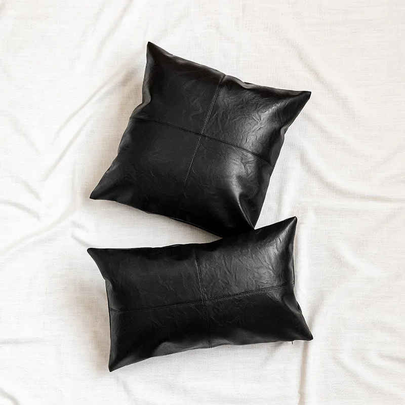 Luxury PU Leather Cushions Covers for Sofa Bed Car Seat Pillow Cozy Throw Pillow Cover Living Room Decorative Pillowcase
Luxury PU Leather Cushions Covers for Sofa Bed Car Seat Pillow Cozy Throw Pillow Cover Living Room Decorative Pillowcase