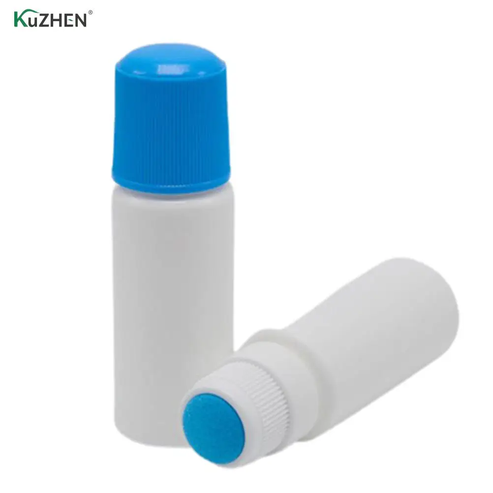 2021 Soreness Liquid Bottle With Sponge Applicator 30ML White Medicine Liquid Bottle With Blue Sponge Head
2021 Soreness Liquid Bottle With Sponge Applicator 30ML White Medicine Liquid Bottle With Blue Sponge Head